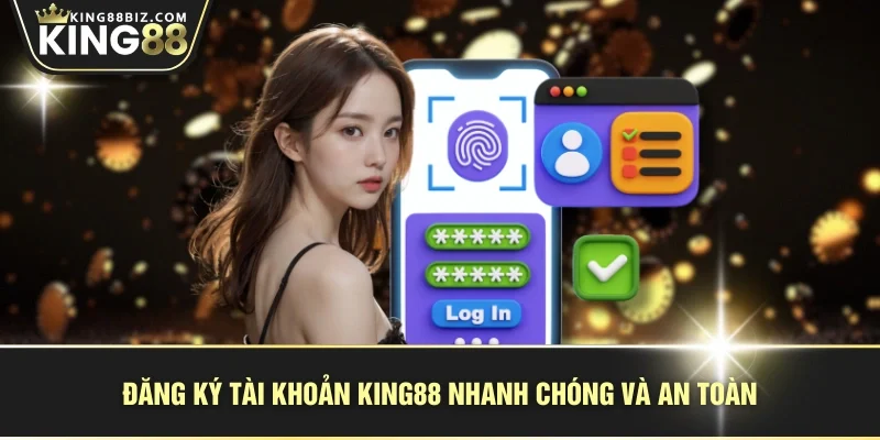 Đăng ký mở tài khoản KING88 chính xác, nhanh chóng và an toàn