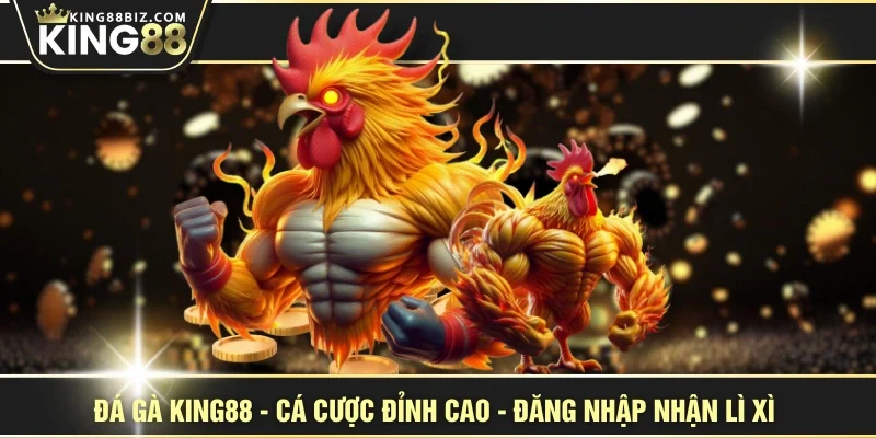 Đá Gà KING88 - Cá Cược Đỉnh Cao - Đăng Nhập Nhận Lì Xì