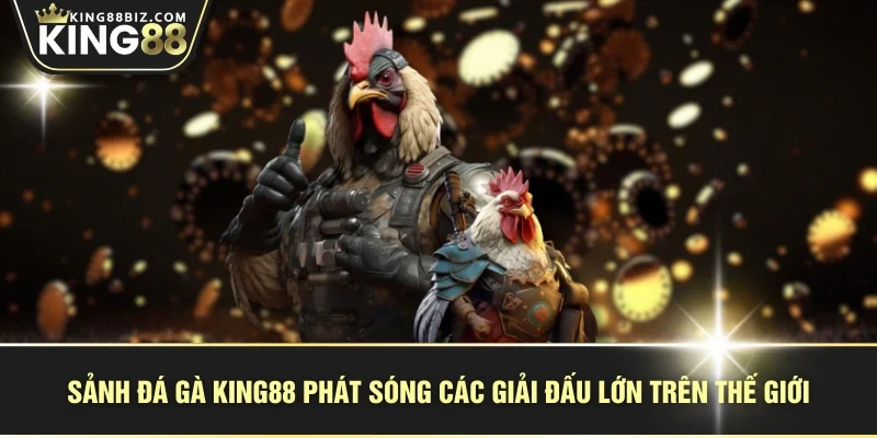 Sảnh đá gà KING88 phát sóng các giải đấu lớn trên thế giới